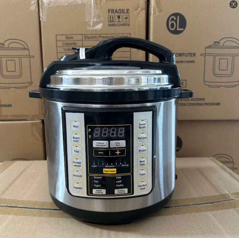 6L Multi-Functional Electric Pressure Cooker with Intelligent Features Julia M LifeStyles