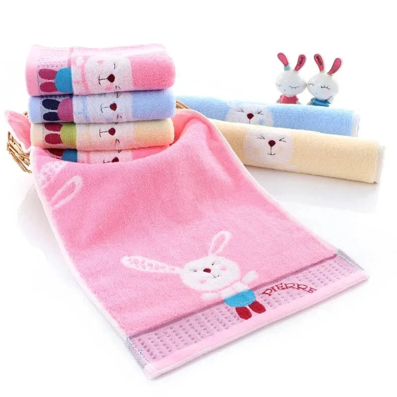 Pure Cotton Cartoon Baby Face Towel - Soft & Absorbent 50x25cm Julia M LifeStyles