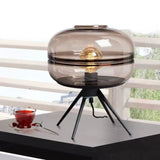 Modern Glass Table Lamp – Elegant Artistic Decor for Relaxation Spaces - Julia M LifeStyles