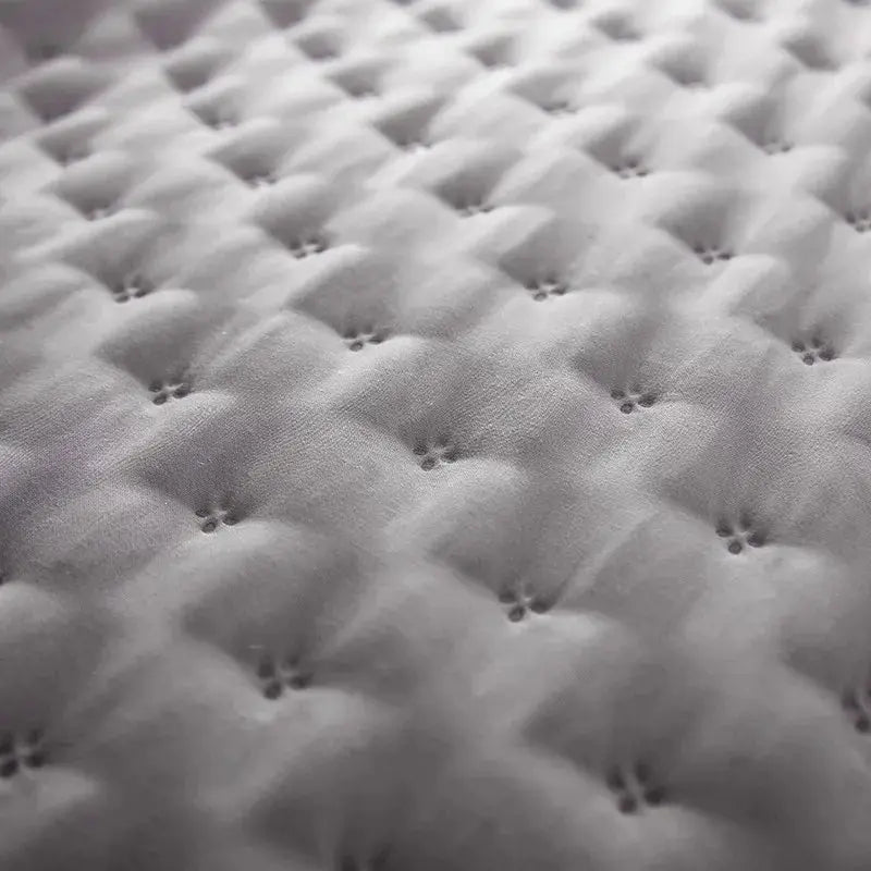 Stitch Taupe Quilt Set with 2Pillow Shams Reversible Quilted Bed Cover set Ultra Soft Lightweigh Microfiber Filler Dusty Pink - Julia M LifeStyles