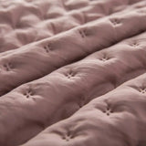 Stitch Taupe Reversible Quilt Set with Pillow Shams - Ultra Soft Microfiber - Julia M LifeStyles