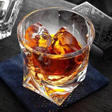 Creative Rotating Crystal Glass Cocktail and Whiskey Cup 290ml Julia M LifeStyles