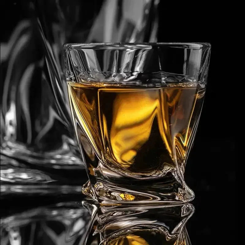 Creative Rotating Crystal Glass Cocktail and Whiskey Cup 290ml Julia M LifeStyles