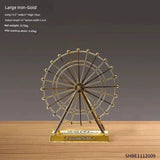 American Retro Clock Small Ornaments Home Decorations Living Room Desk Clock Desktop Clock For Home Bedroom Desk Clock Mute - Julia M LifeStyles