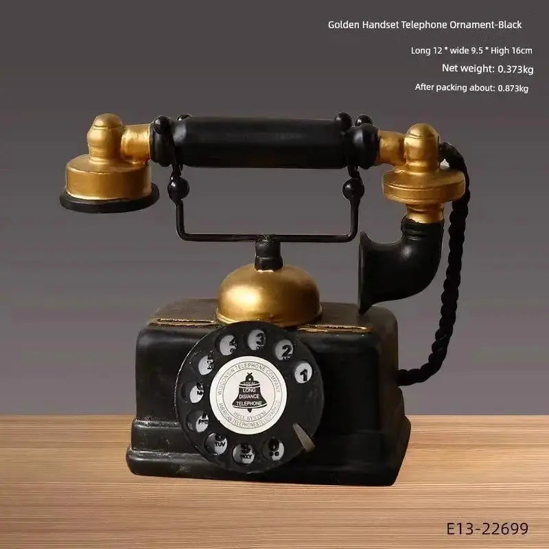 American Retro Clock Small Ornaments Home Decorations Living Room Desk Clock Desktop Clock For Home Bedroom Desk Clock Mute - Julia M LifeStyles