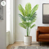 90-220cm Tall Artificial Kentia Palm & Bonsai Tree - Durable Outdoor Decor Julia M LifeStyles