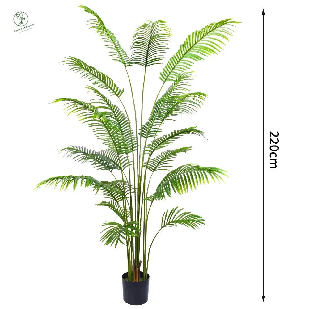 90-220cm Tall Artificial Kentia Palm & Bonsai Tree - Durable Outdoor Decor Julia M LifeStyles