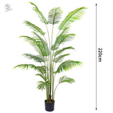 90-220cm Tall Artificial Kentia Palm & Bonsai Tree - Durable Outdoor Decor Julia M LifeStyles