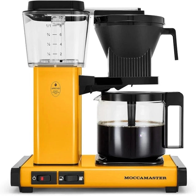 Moccamaster 53942 KBGV 10-Cup Coffee Maker Yellow Pepper, 40 Ounce, 1.25l Julia M LifeStyles