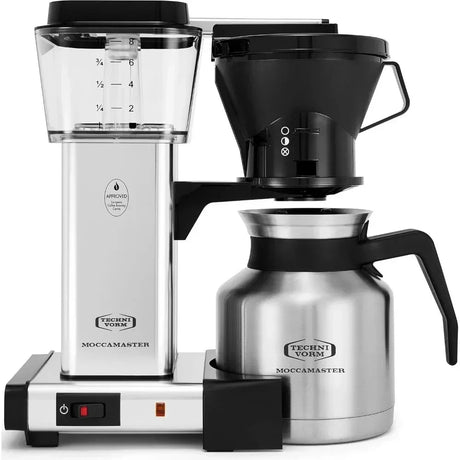 TECHNIVORMM MOCCAMASTER KBTS Coffee Brewer - 32 oz in Polished Silver Julia M LifeStyles