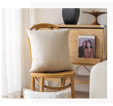 Exquisite Nordic Floral Embroidery French Cream Throw Pillow Cover Julia M LifeStyles