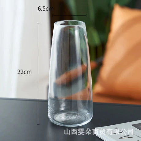 Transparent Glass Vase Julia M LifeStyles