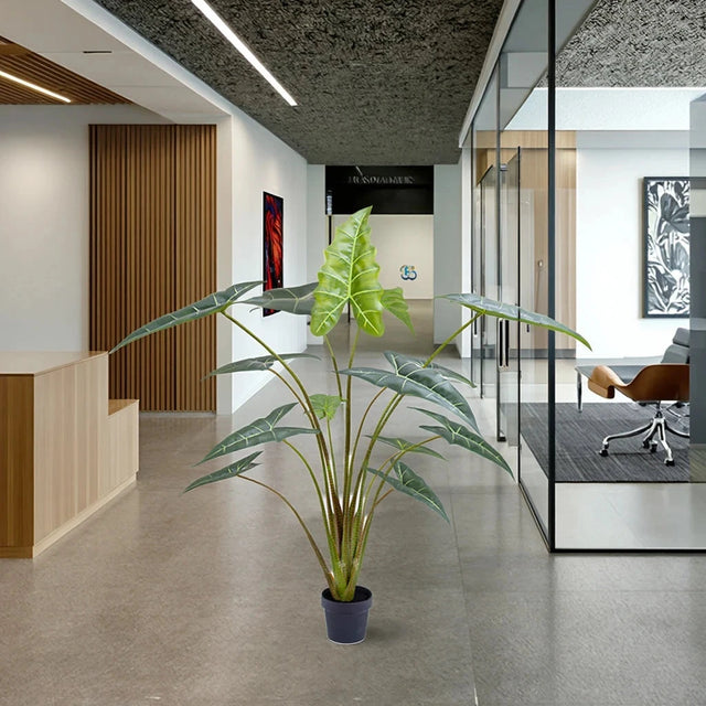 UV Resistant Faux Taro Leaf Tree - Custom Size Artificial Plant for Home & Weddings Julia M LifeStyles