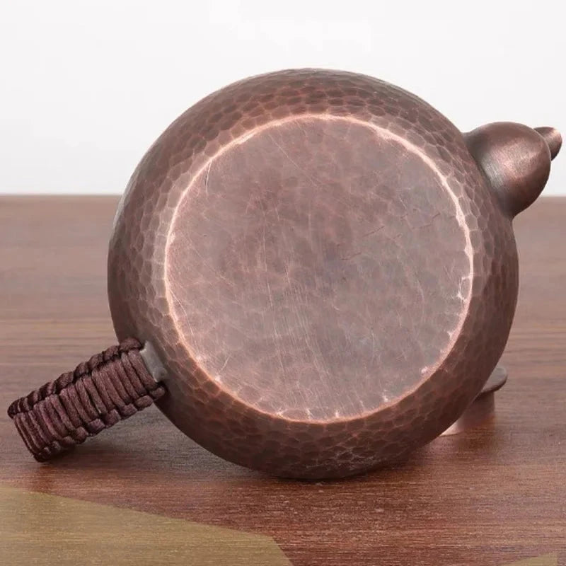 Vintage Handcrafted Copper Tea Pot with Hammered Texture - 450ml Julia M LifeStyles