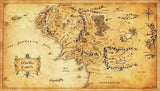 Vintage Middle-earth Map Canvas Painting 🗺️ - Julia M LifeStyles