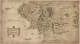 Vintage Middle-earth Map Canvas Painting 🗺️ - Julia M LifeStyles