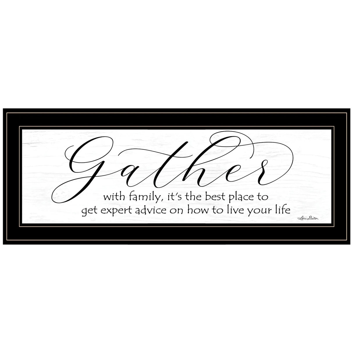 Expert Advice 2 Wall Art Black Framed Print Julia M LifeStyles