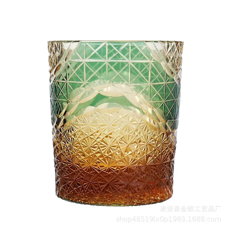 Classic Design Whiskey Wine Beer Water Cup Hand-Carved Foreign Shot Glass with Luxury Gift Box Julia M LifeStyles
