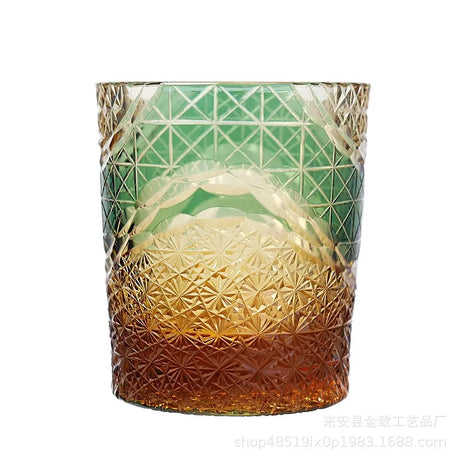 Classic Design Whiskey Wine Beer Water Cup Hand-Carved Foreign Shot Glass with Luxury Gift Box Julia M LifeStyles