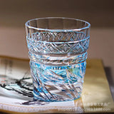 Classic Design Whiskey Wine Beer Water Cup Hand-Carved Foreign Shot Glass with Luxury Gift Box Julia M LifeStyles