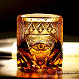 Classic Design Whiskey Wine Beer Water Cup Hand-Carved Foreign Shot Glass with Luxury Gift Box Julia M LifeStyles