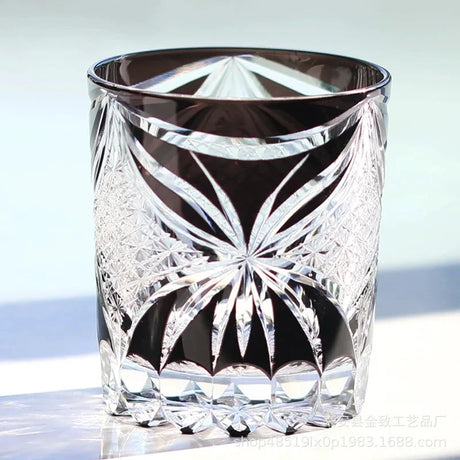 Classic Design Whiskey Wine Beer Water Cup Hand-Carved Foreign Shot Glass with Luxury Gift Box Julia M LifeStyles