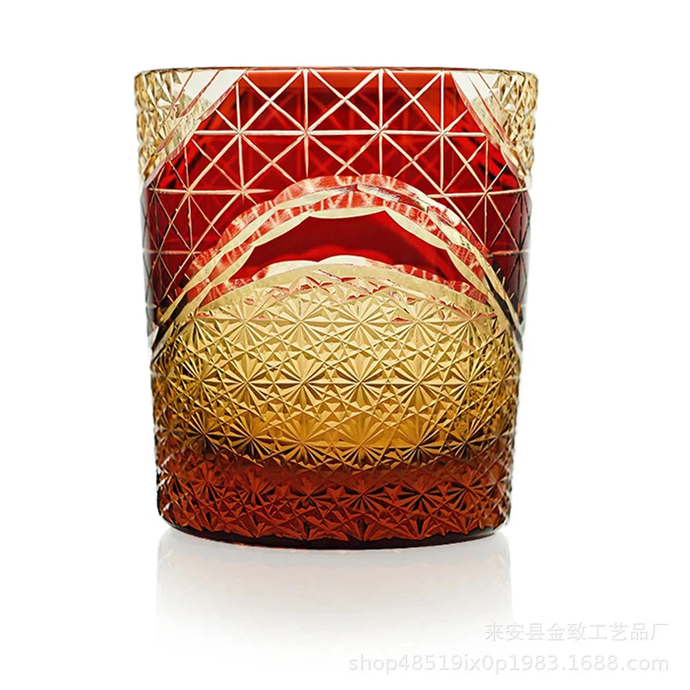 Classic Design Whiskey Wine Beer Water Cup Hand-Carved Foreign Shot Glass with Luxury Gift Box Julia M LifeStyles