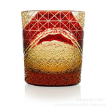 Classic Design Whiskey Wine Beer Water Cup Hand-Carved Foreign Shot Glass with Luxury Gift Box Julia M LifeStyles