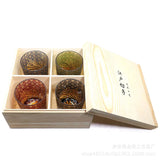 Classic Design Whiskey Wine Beer Water Cup Hand-Carved Foreign Shot Glass with Luxury Gift Box Julia M LifeStyles