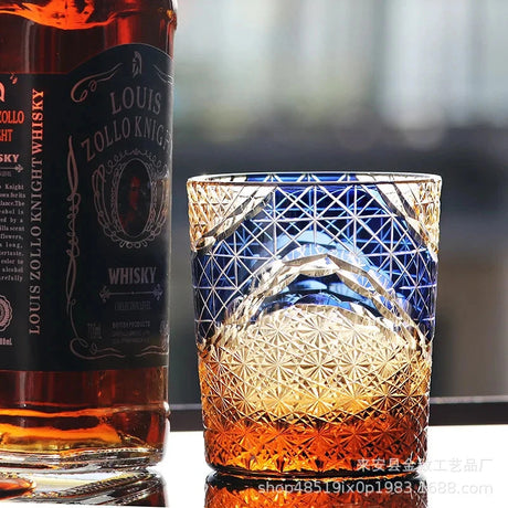 Classic Design Whiskey Wine Beer Water Cup Hand-Carved Foreign Shot Glass with Luxury Gift Box Julia M LifeStyles