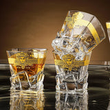 Customized Wine Cups and Bottle Sets Luxury Design Drinking Glass 280ml for Whisky Glass Julia M LifeStyles