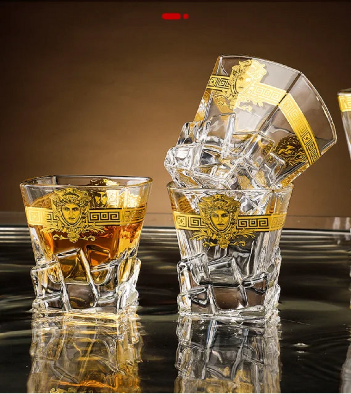 Customized Wine Cups and Bottle Sets Luxury Design Drinking Glass 280ml for Whisky Glass Julia M LifeStyles