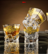 Customized Wine Cups and Bottle Sets Luxury Design Drinking Glass 280ml for Whisky Glass Julia M LifeStyles