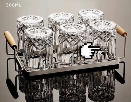 Crystal Whiskey Glass Set of 6 (201-300mL) Julia M LifeStyles