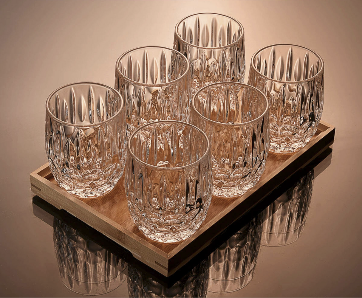 Crystal Whiskey Glass Set of 6 (201-300mL) Julia M LifeStyles