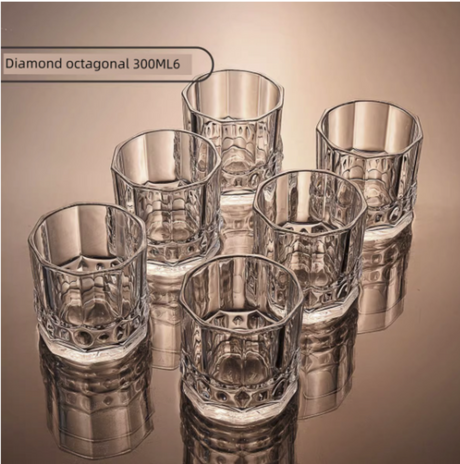 Crystal Whiskey Glass Set of 6 (201-300mL) Julia M LifeStyles