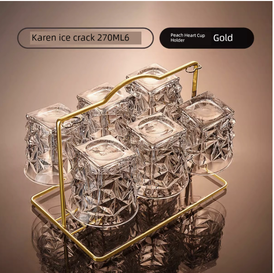 Crystal Whiskey Glass Set of 6 (201-300mL) Julia M LifeStyles