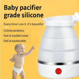 Convenient Foldable Electric Kettle with Silicone Handle Julia M LifeStyles