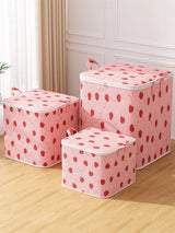 Large capacity clothing storage bag Portable clothing quilt storage bag Bedroom organizer foldable dust-proof quilt zipper bag - Julia M LifeStyles