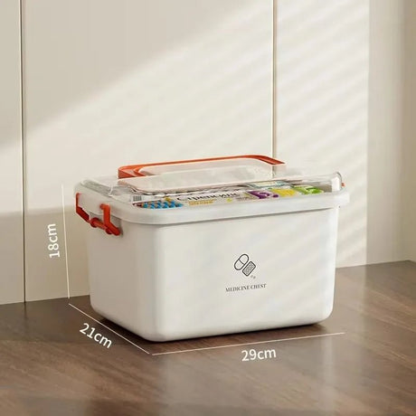 Large Capacity Medicine Box Portable Home First Aid Medical Kit Family Emergency Medicine Box with Multi-layer Drug Storage Case - Julia M LifeStyles