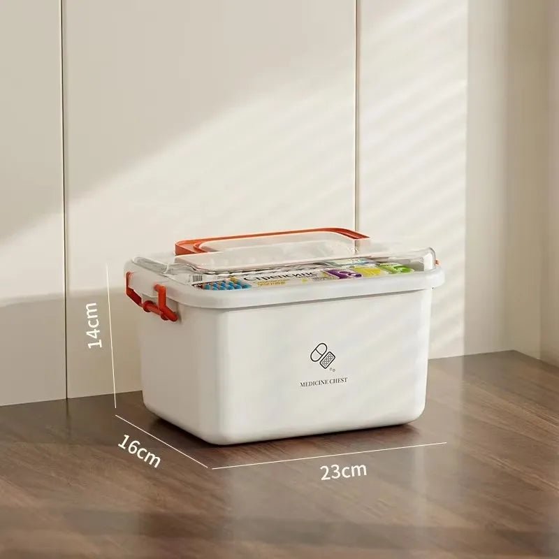 Large Capacity Medicine Box Portable Home First Aid Medical Kit Family Emergency Medicine Box with Multi-layer Drug Storage Case - Julia M LifeStyles
