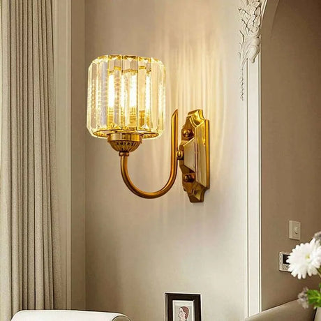 Light Luxury Crystal Wall Lamp Light Luxury Crystal Wall Lamp 3256802960868154-A 1 head-11-15W-white light wall light fixtures 86