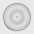 Floral Pattern Round Floor Mat by Julia M Lifestyles - Julia M LifeStyles