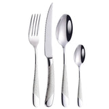 Luxurious Gold Inlay Stainless Steel Dinnerware Set 🍽️ - Julia M LifeStyles