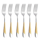 Luxurious Gold Inlay Stainless Steel Dinnerware Set 🍽️ - Julia M LifeStyles