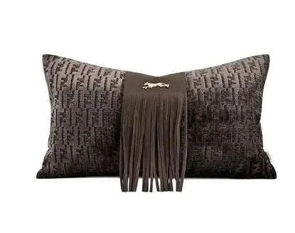 Luxury Soft Jacquard Cushion Cover - Green & White Luxury Soft Jacquard Cushion Cover - Green & White 1005004473280262-1 pc cushion cover-30x50cm throw pillows 89