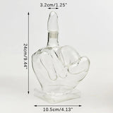 Middle Finger Shaped Glass Decanter by Julia M LifeStyles - Julia M LifeStyles