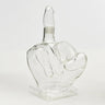 Middle Finger Shaped Glass Decanter by Julia M LifeStyles - Julia M LifeStyles