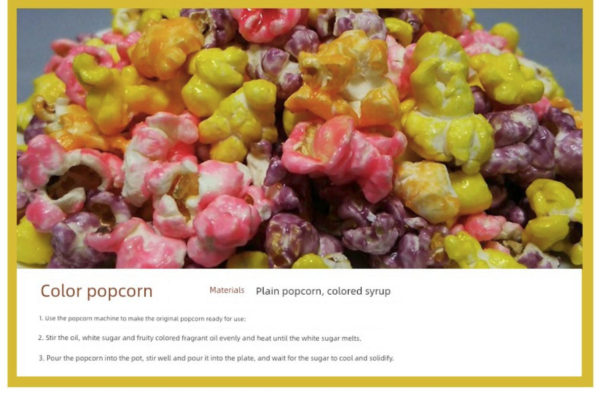 Mini 110V Automatic Popcorn Machine for Home and Kids' Parties - Julia M LifeStyles