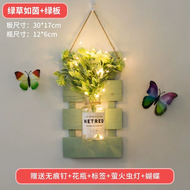 Minimalist Wood Plant Florals 3D Wall Sticker by Julia M Home & Kitchen - Julia M LifeStyles